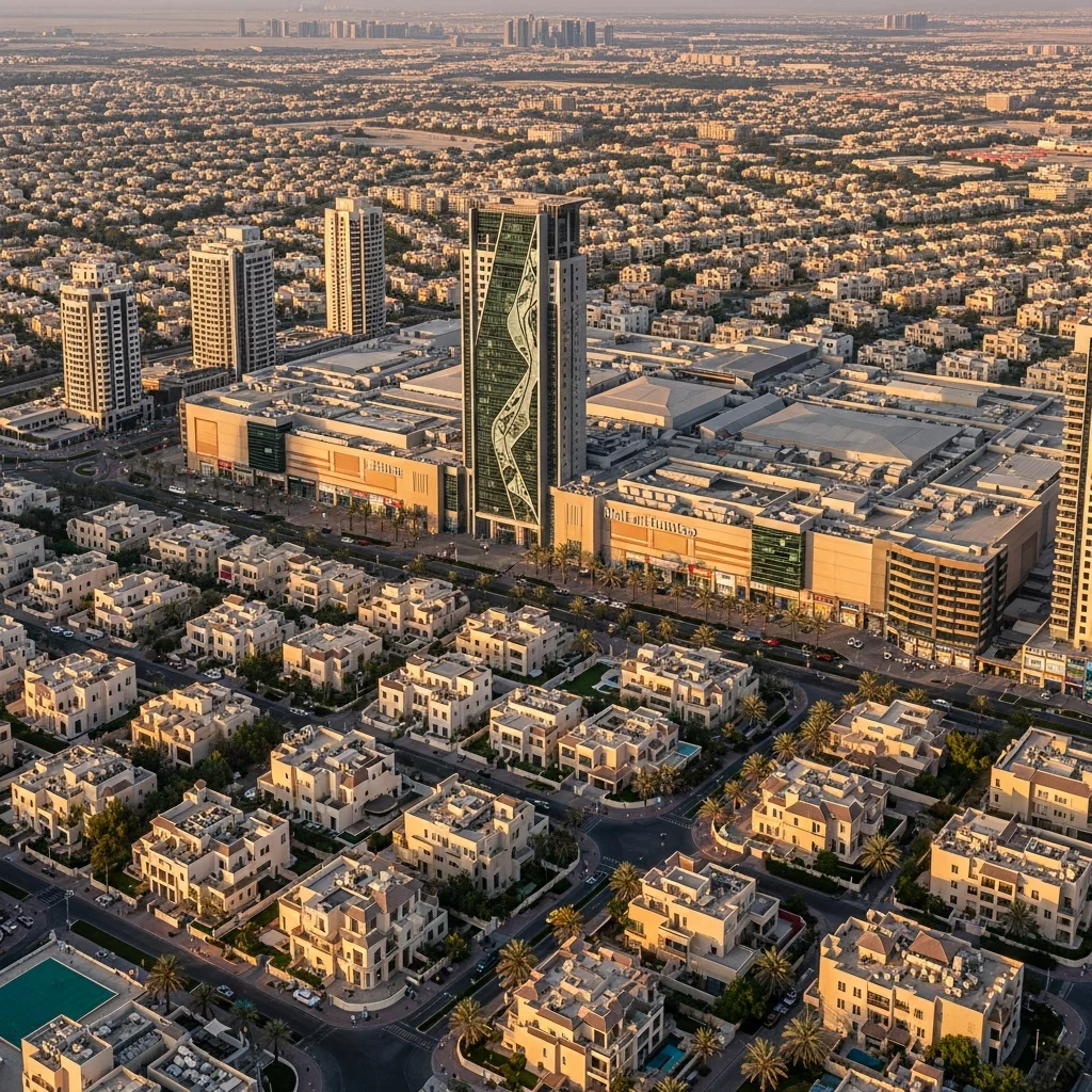 Al Barsha featuring Mall of the Emirates and mixed residential area