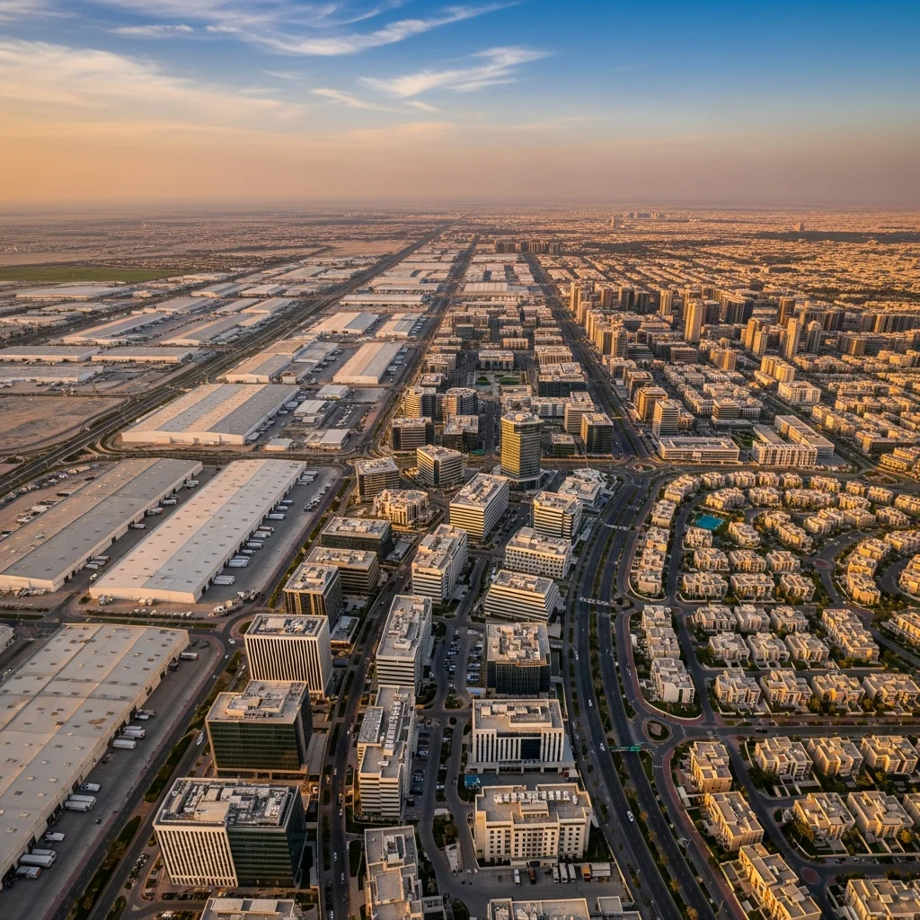 Dubai Investment Park industrial and residential mixed-use development