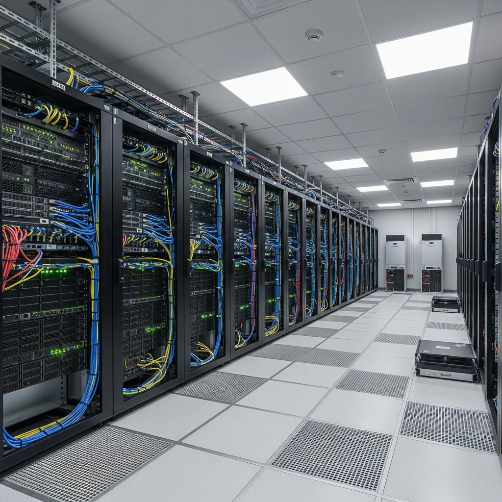 Server room fully operational in new office space