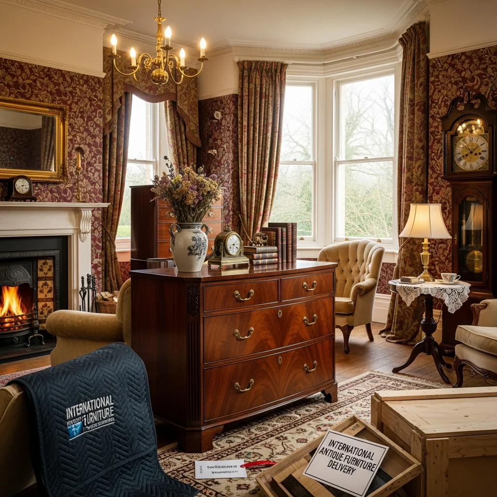 Furniture successfully delivered and set up in UK home