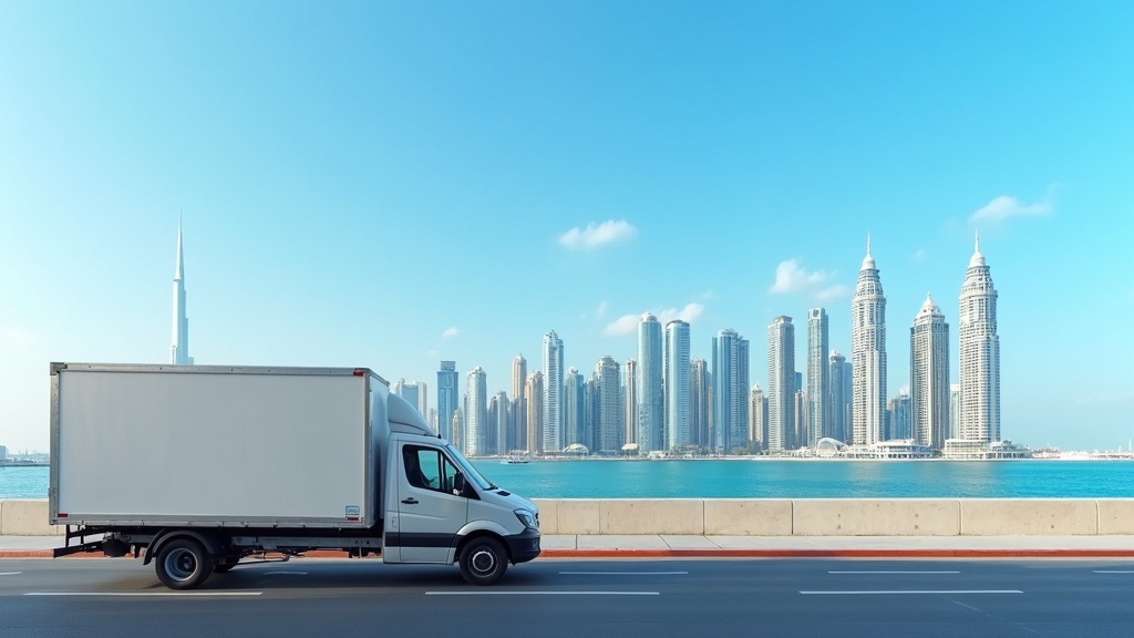 Dubai Marina and JBR towers with professional moving services for high-rise apartments